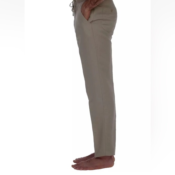 Men’s Cubavera XX-Large (44-46) Natural Beige Color Linen Drawstring Pants - Picture 7 of 7